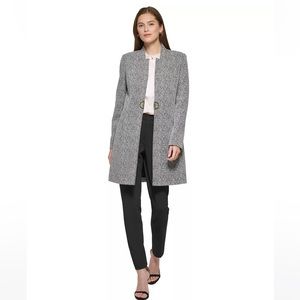 DKNY Gray Women's Coat